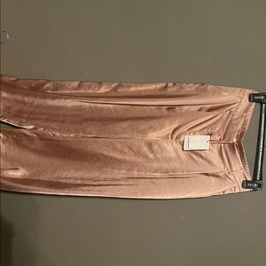 Skies Are Blue Satin Blush Trousers